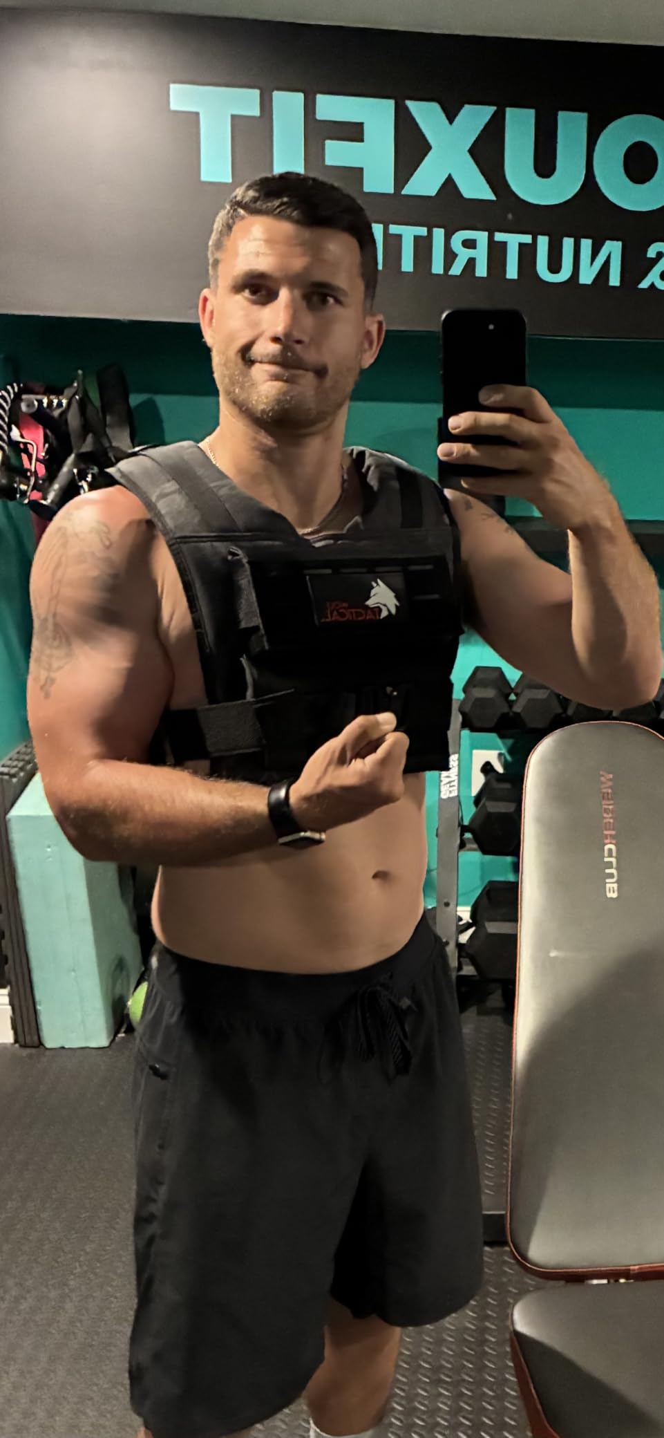 WOLF TACTICAL Weighted Training Vest - Weighted Vest Men Strength Training Weight Vests Workout Vest Weight Vest for Men customer photo 2
