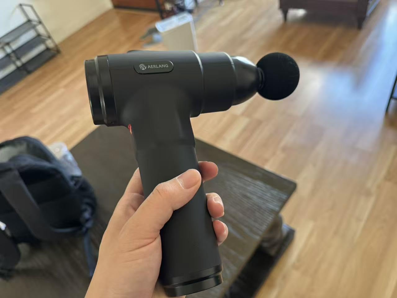 AERLANG Massage Gun with Heat Deep Tissue Back Massager Neck Massager for Pain Relief, Muscle Percussion Massage Gun, Birthday Gifts for Men Women Dad him Handheld Message Gun with 7 Heads & Silent, Back Massager for Athletes for Pain Relief Percussion Handheld Massage Gun, Carrying Case customer photo 1