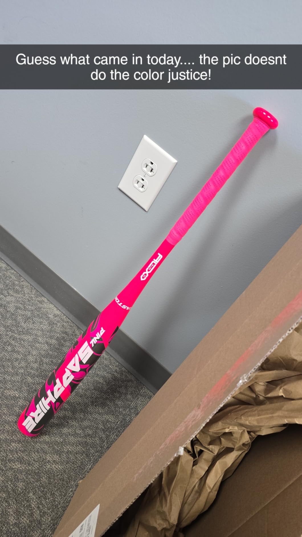 Easton | Sapphire Fastpitch Softball Bat | -10 Drop | 1 Pc. Alloy | Approved for All Fields customer photo 1