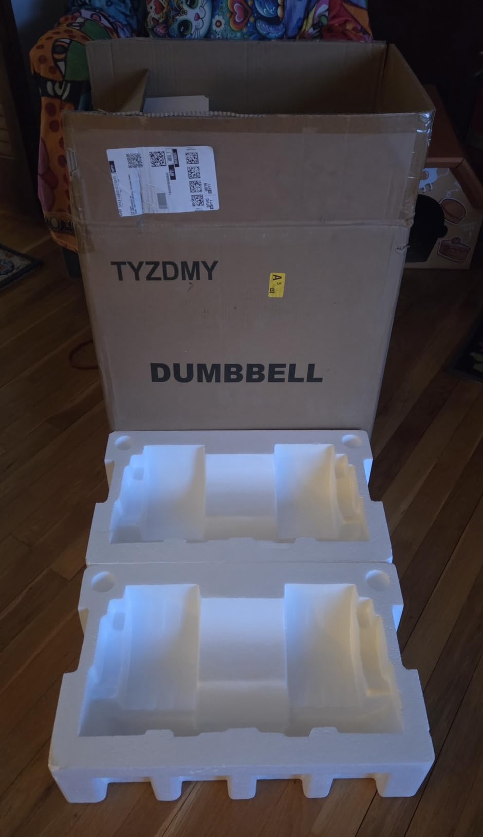 TYZDMY Adjustable Dumbbells Set of 2, 52.5 lbs Pair 105 lbs, 15-in-1, for Men/Women Home Strength Training Equipment customer photo 1