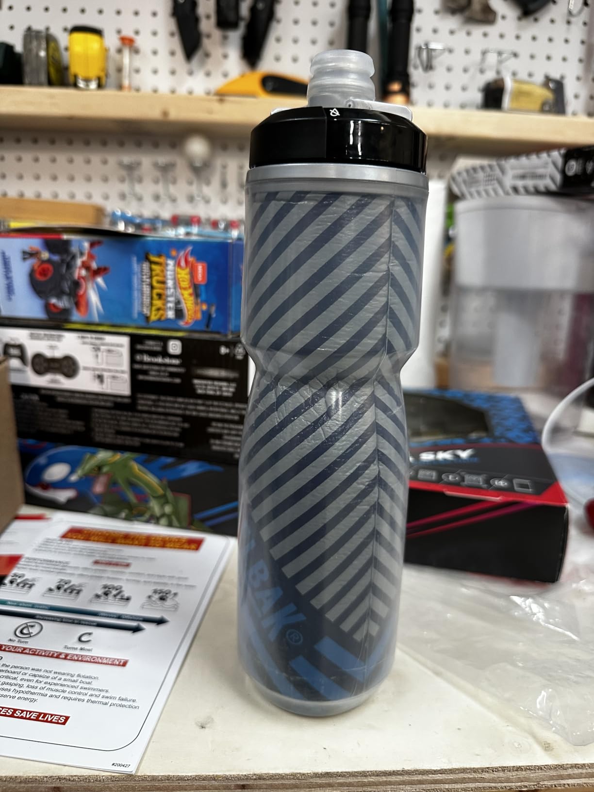 CamelBak Podium Chill Insulated Bike Squeeze Water Bottle, Cold Retention for Cycling, 24oz, Coral Sunset customer photo 1