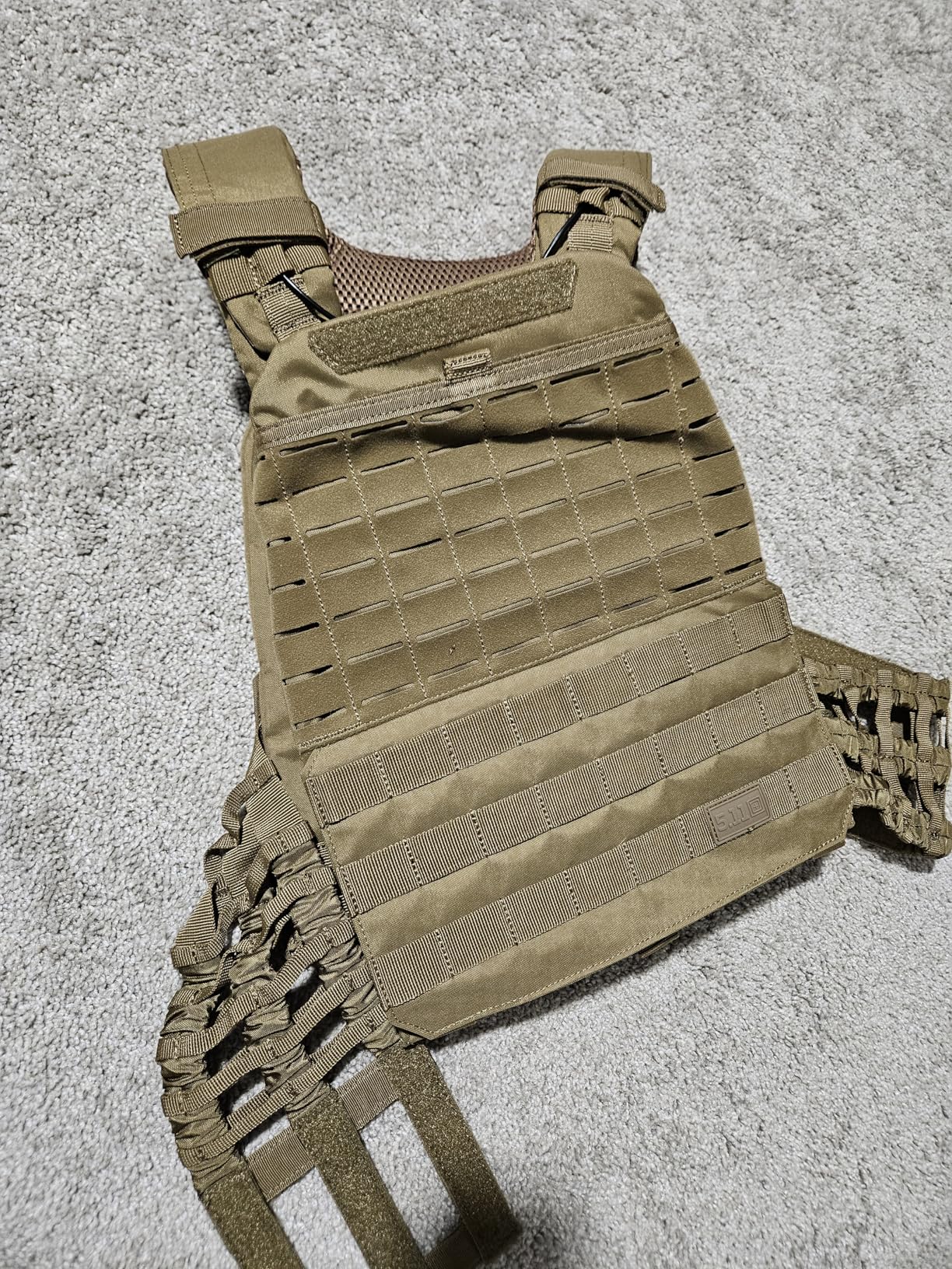 5.11 Tactical TacTec Plate Carrier, 500D Nylon, Adjustable Shoulder Straps customer photo 2