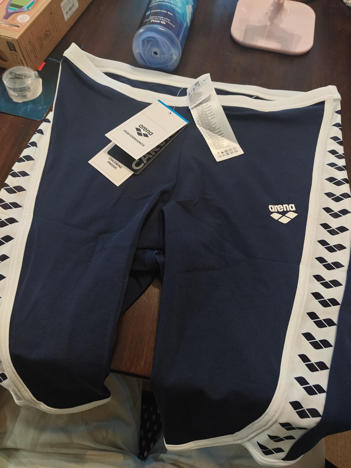 Mens Arena Performance Men's Icons Solid Swim Jammer customer photo 1