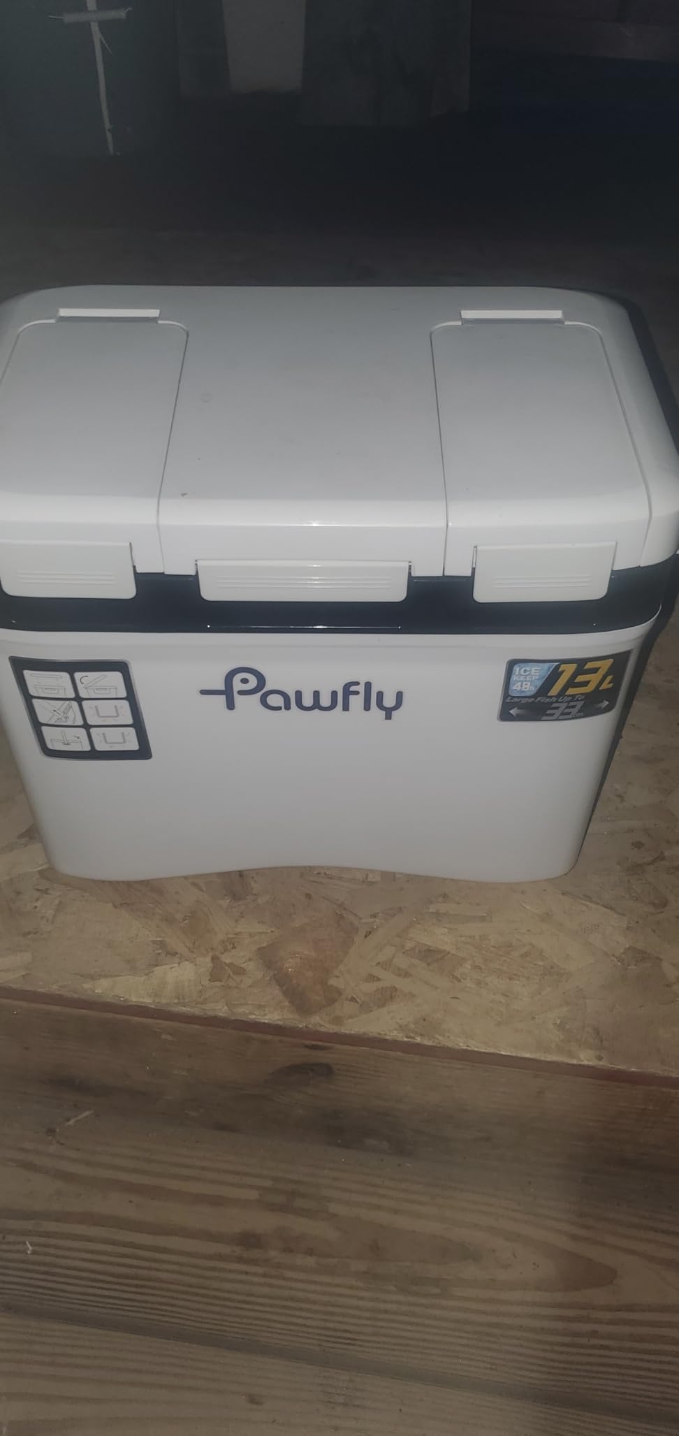 Pawfly 13-19 QT Live Bait Cooler, Leak-Proof Fishing Cooler with Rechargeable Aerator, Portable Fish Livewell for Boat, Insulated Minnow Bucket for Shrimp & Live Fish customer photo 2