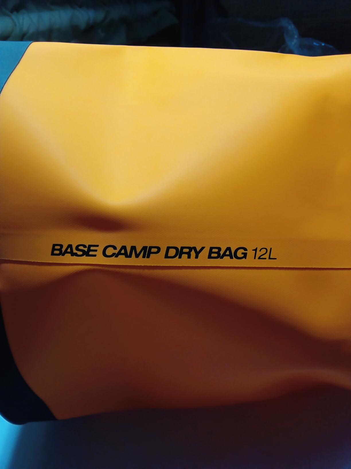 The North Face Base Camp Dry Bag - Roll-Top Waterproof Stuff Sack, Ideal for Camping Gear & Kayak Accessories, Khaki Stone/TNF Black, 12 Liters customer photo 2