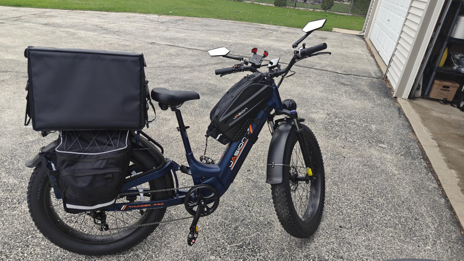 Jasion Thunder/PRO/ST Electric Bike, 2000W/1800W Peak Ebikes for Adults, 26'' Fat Tire Best Ebike for Men, 90/80 Miles with 1040Wh/864Wh Battery, 35/30+MPH Max Speed Bicycles, 500/400LB Capacity customer photo 1