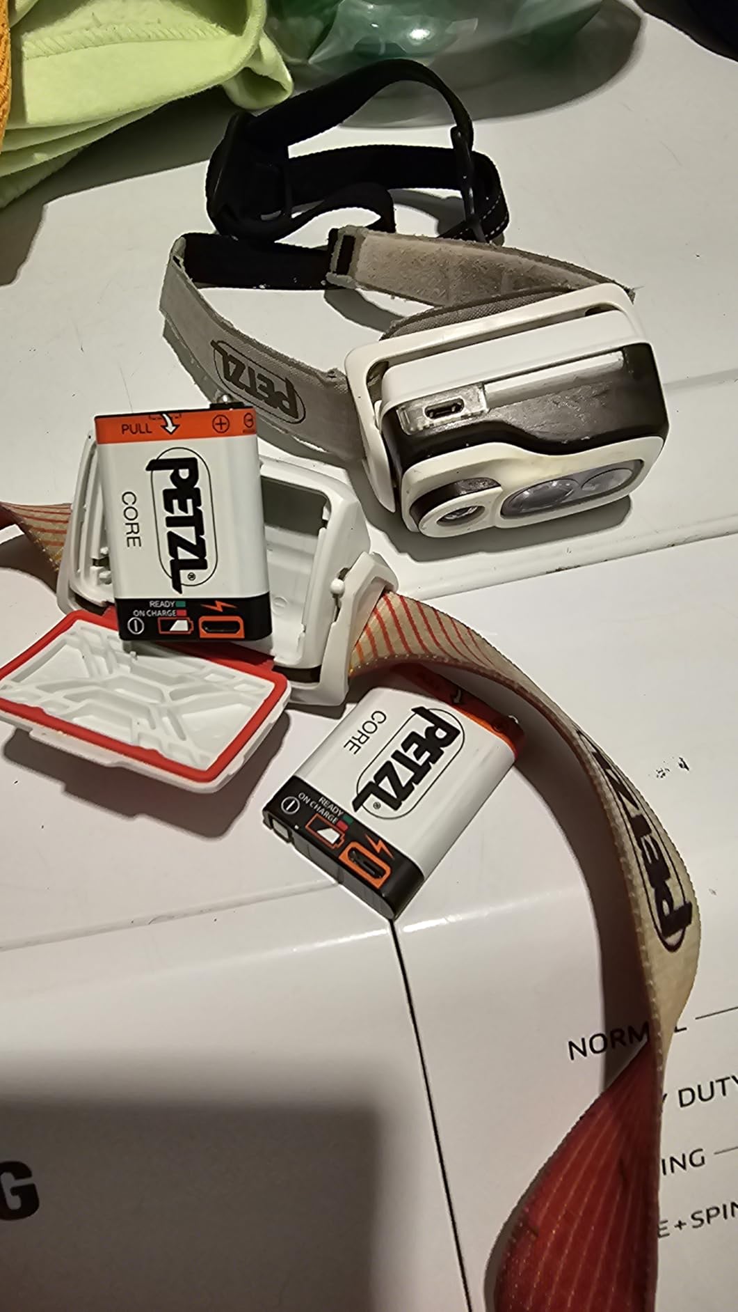 Petzl ACTIK CORE Headlamp - Powerful, Rechargeable 650 Lumen Light with Red Lighting for Hiking, Climbing, and Camping - Black customer photo 2
