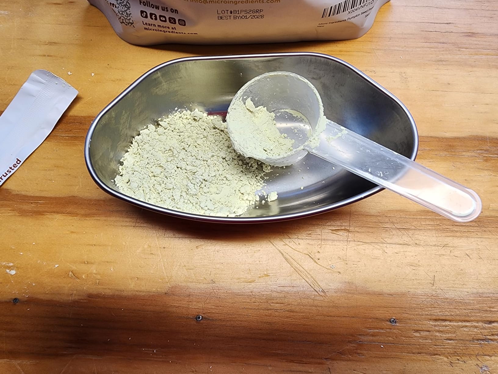 Micro Ingredients Organic Pumpkin Seed Protein Powder, 2lb | Raw Plant-Based Protein | Single-Ingredient Powder | Non-GMO, Soy Free customer photo 1