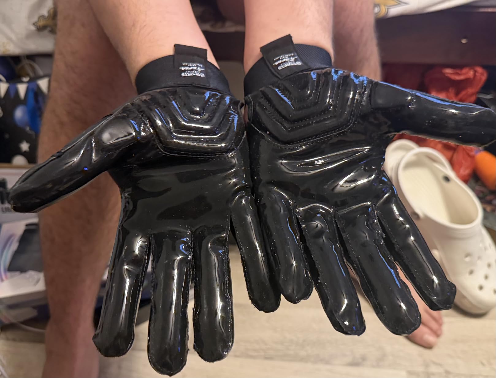 Sports Unlimited Max Clash Apex Lineman Padded Football Gloves customer photo 1
