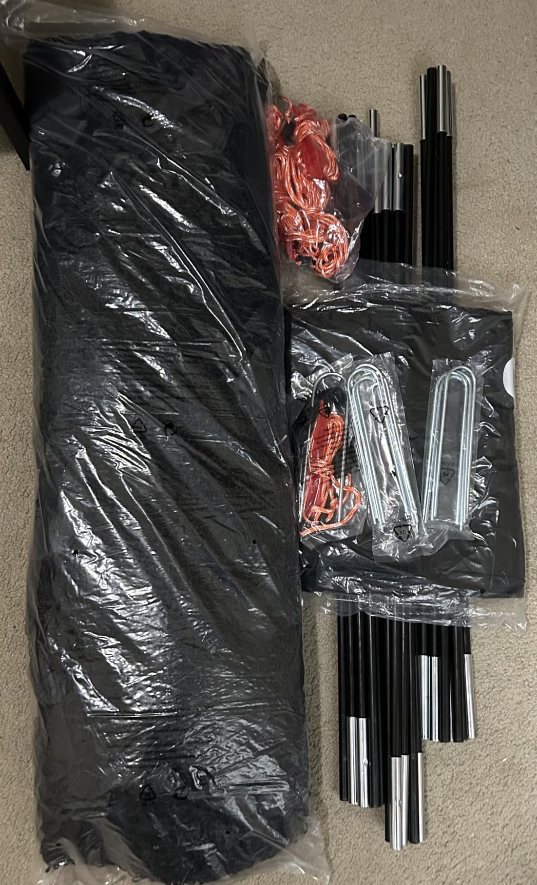 Batting Cages for Backyard - 22x10x10 ft Softball & Baseball Batting Cage Net with Zipper Door 4-Ply Anti-Tear Netting Batting Training Cage with Sturdy Steel Frame for Outdoor Indoor Use customer photo 2