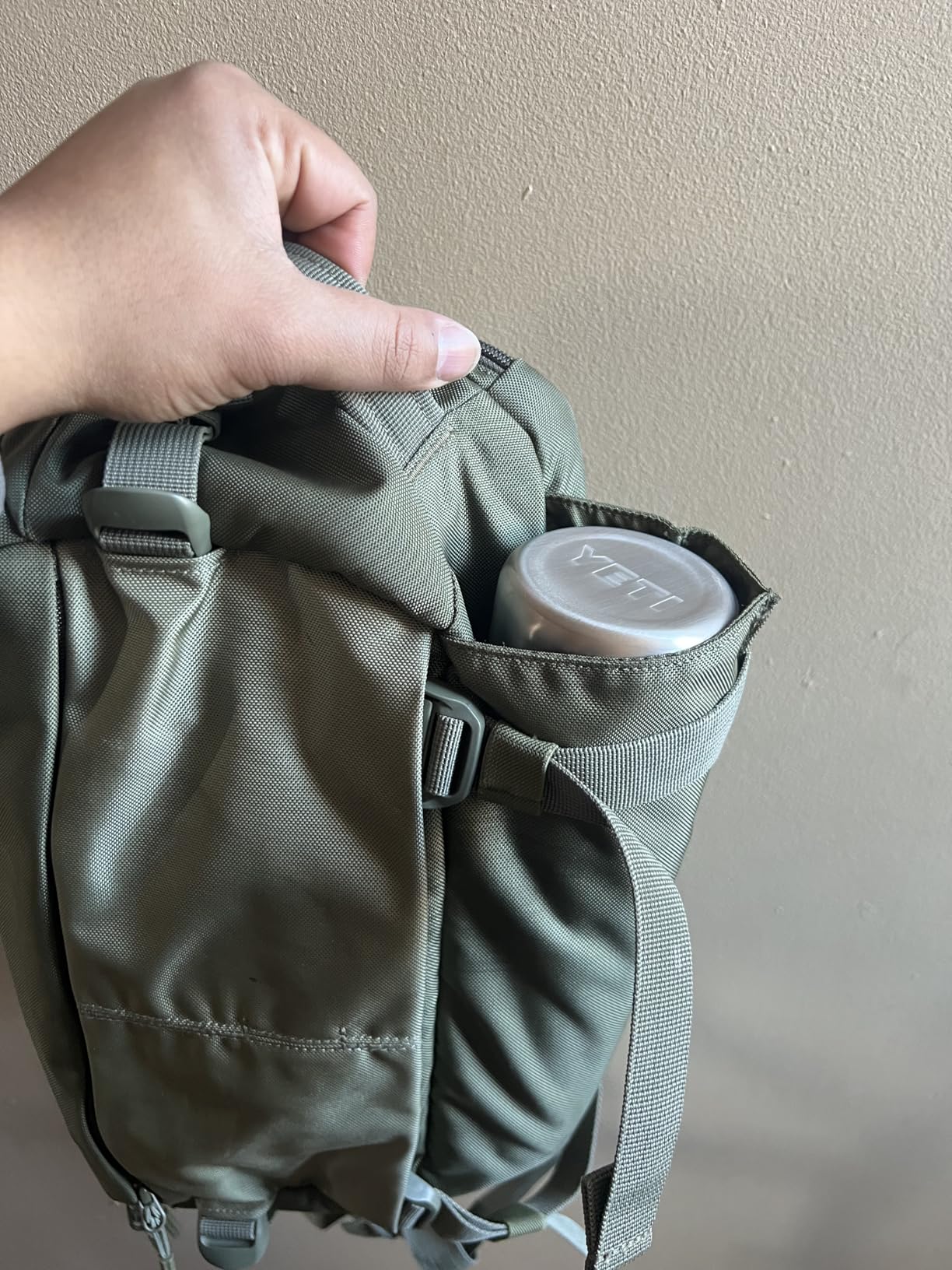 YETI Rambler 18 oz Bottle, Leakproof, Vacuum Insulated, Stainless Steel with Chug Cap, Ridgeline customer photo 2