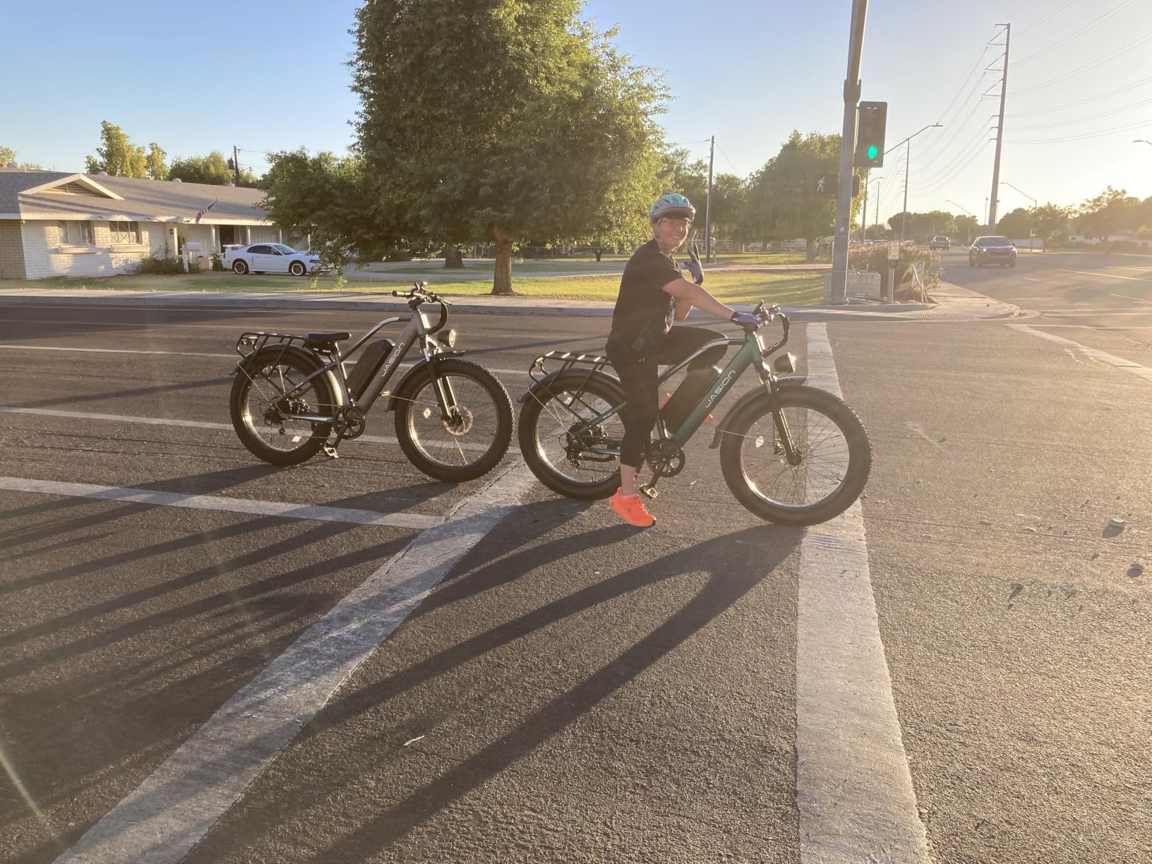 Jasion EB5 MAX Electric Bike for Adults with 2000W Peak Motor, 48V 15Ah (720Wh) Battery Electric Mountain Bike, 26'' x 4'' Fat Tire Ebike, 28+MPH Speed, Cruise Control, with Fenders, Rear Rack customer photo 2