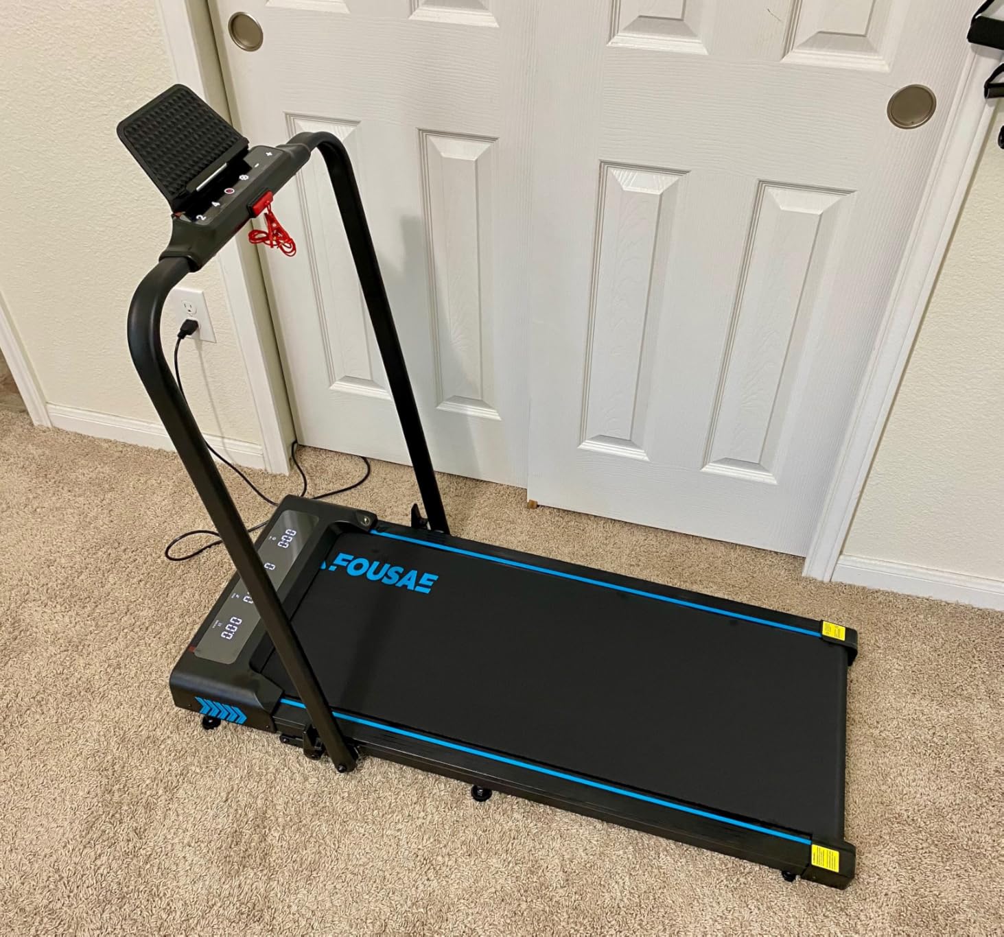 5 in 1 Foldable Treadmill for Home, 7.5MPH, 3.0HP Brushless, 10% Incline, 400 LBS Capacity customer photo 1