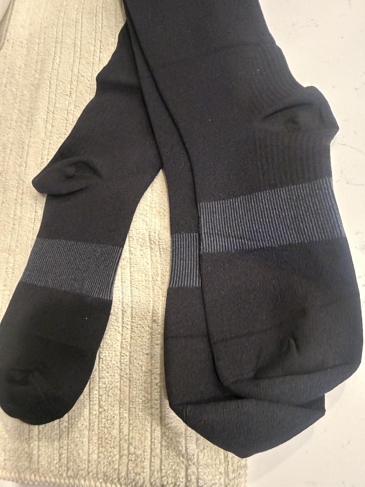 Cooling Compression Socks for Women Men, 20-30 mmHg Circulation Knee High for Travel, Flying, Running, 2 Pairs customer photo 1