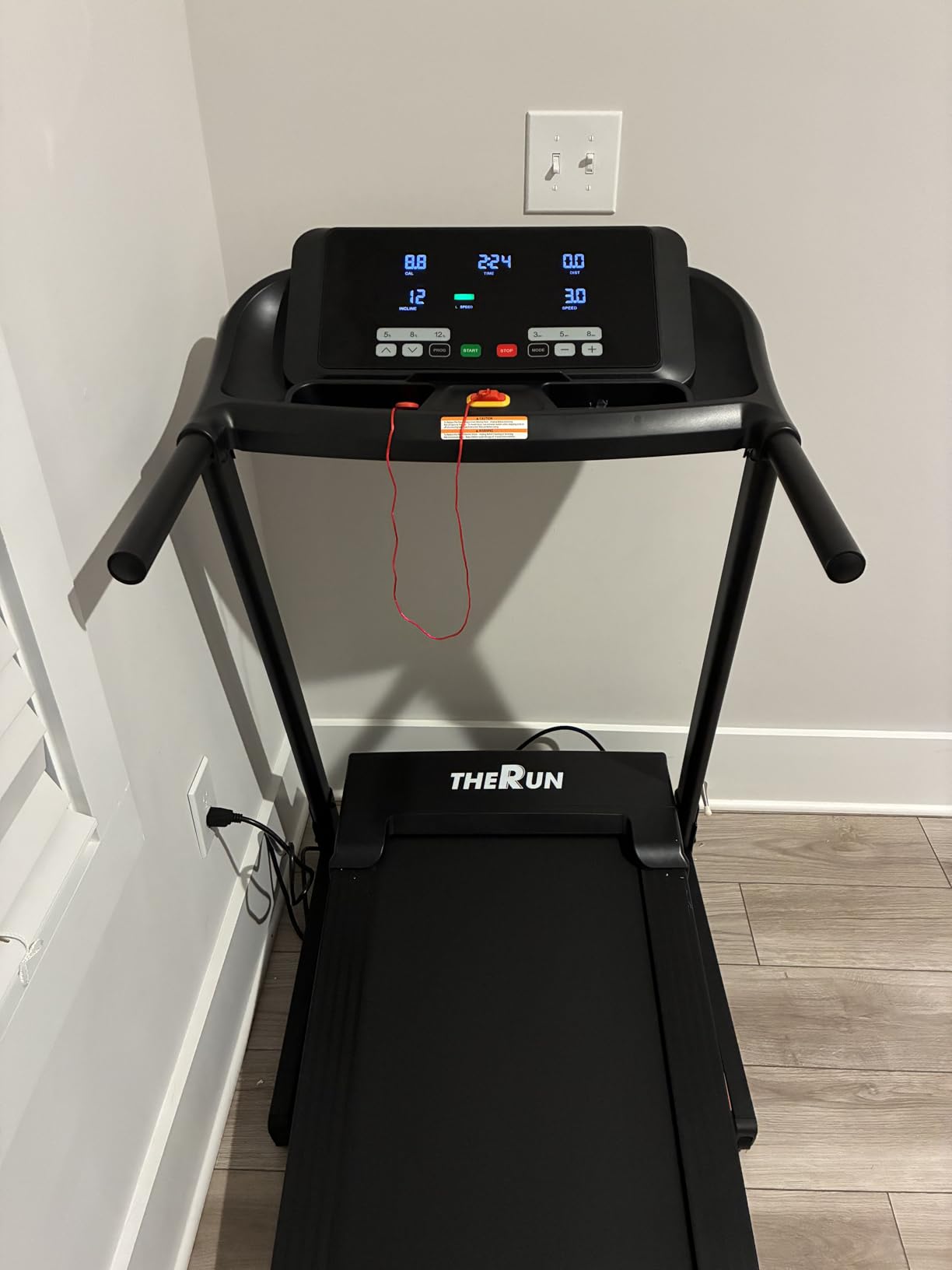 THERUN Incline Treadmill, 0-12% Auto Incline Treadmill for Running and Walking, 400 lbs Weight Capacity, Wide Belt, 3.0HP, 18