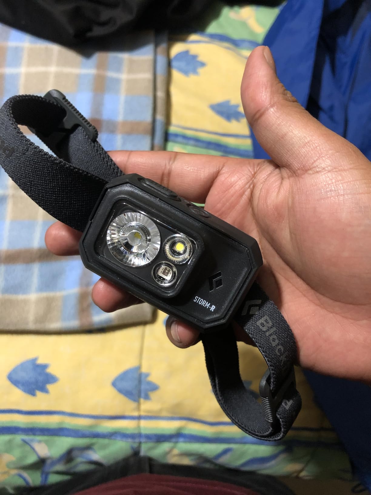 Black Diamond Storm 500-R Rechargeable Headlamp | 500 Lumens Brightness | Micro-USB Charging | Waterproof & Compact | Camping, Hiking, Running | BD Black customer photo 2