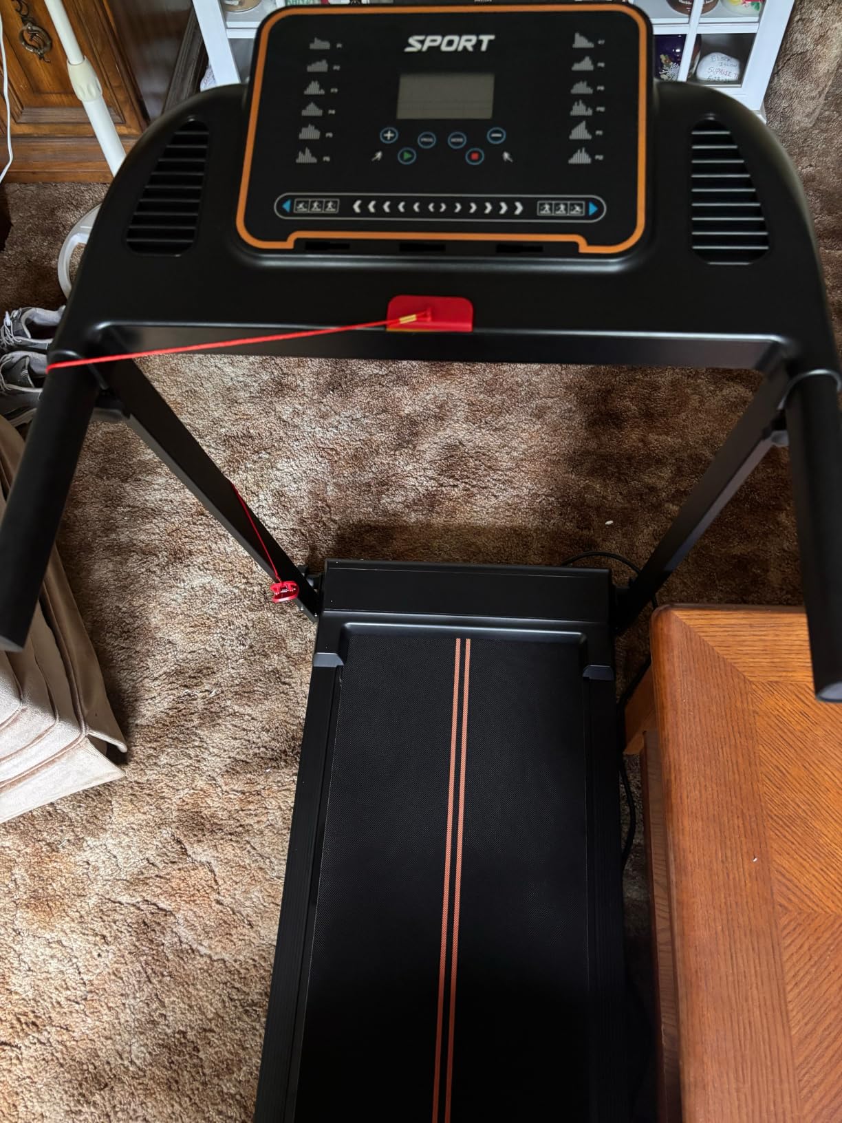 Treadmills for Home Walking Pad - Foldable Treadmill Under Desk with Handle Bar 0.6-6.2 MPH Portable Folding Pads Compact Running Machine customer photo 1