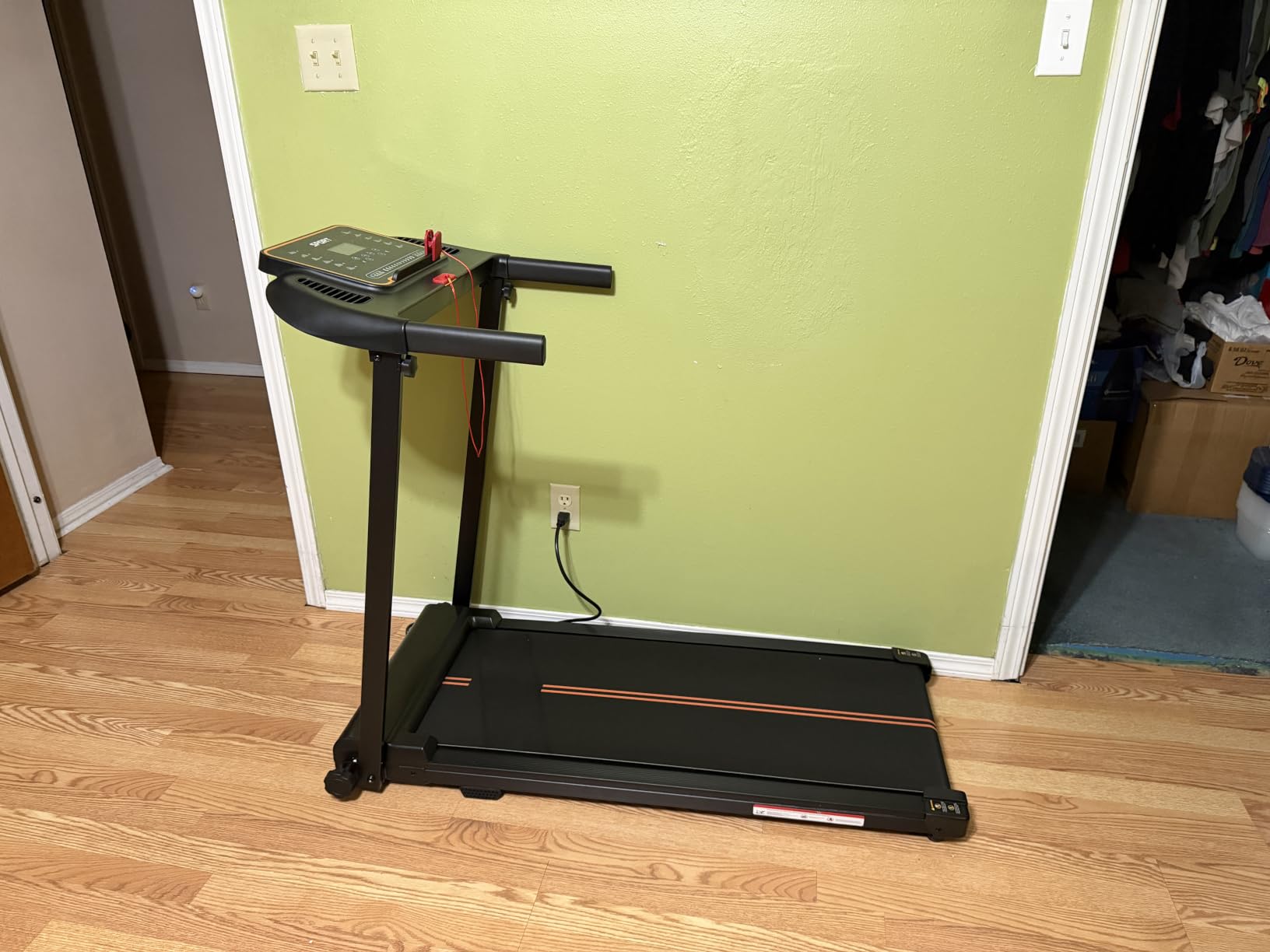 Treadmills for Home Walking Pad - Foldable Treadmill Under Desk with Handle Bar 0.6-6.2 MPH Portable Folding Pads Compact Running Machine customer photo 2