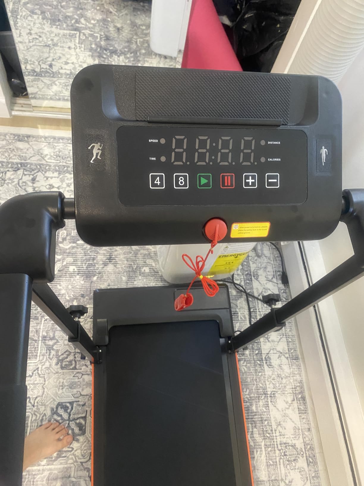 3.5 HP Auto Incline Treadmills for Home - Adjustable Height Handle Bars, 8.7 MPH, Wide Belt, 300+ lb Capacity customer photo 2