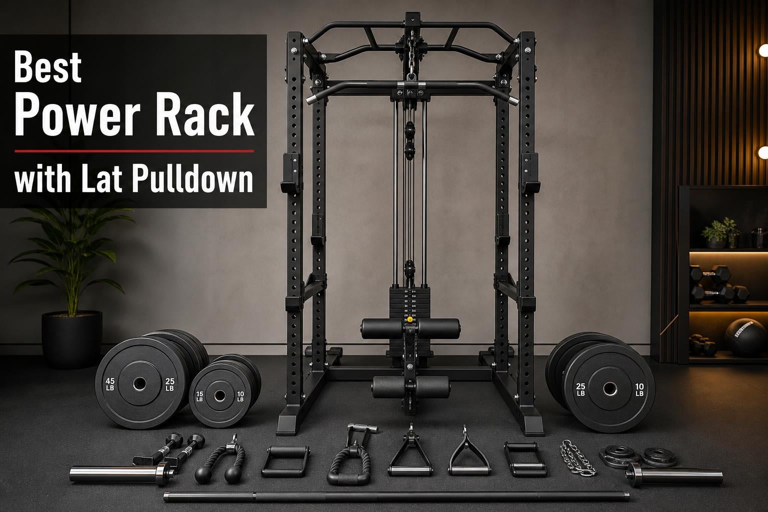 Best Power Rack with Lat Pulldown Attachment