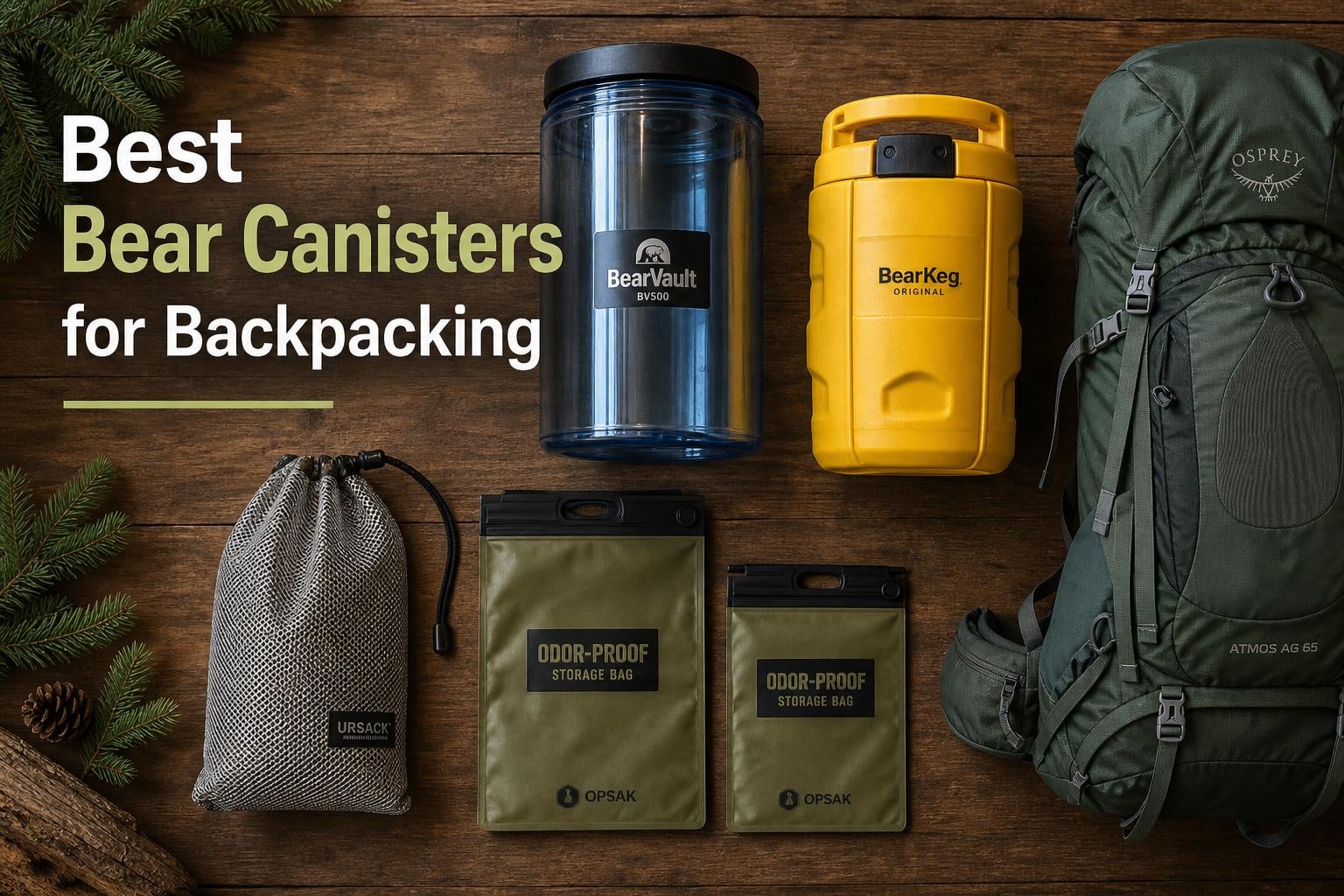 Best Bear Canister for Backpacking in Bear Country