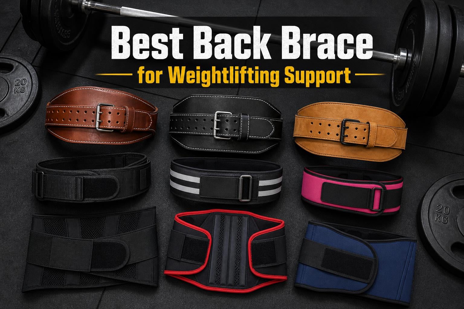 Best Back Brace for Weightlifting Support
