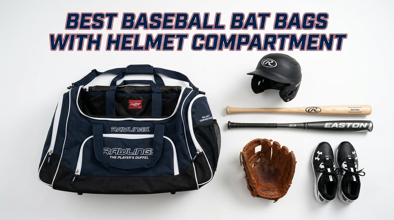 Best Baseball Bat Bags with Helmet Compartment