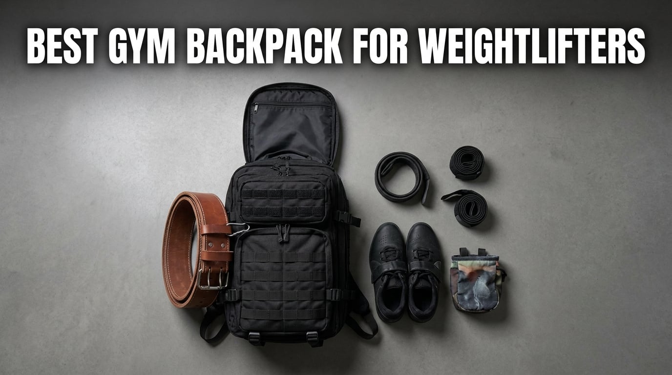 Best Gym Backpack for Weightlifters with Belt Holder