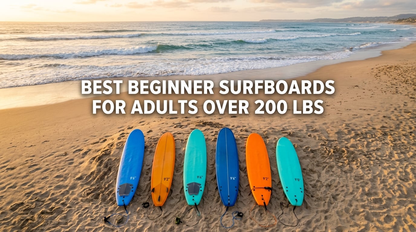 Best Beginner Surfboard for Adults Over 200 Lbs