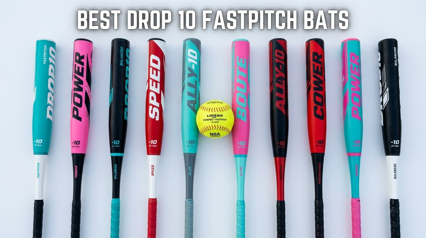 Best Drop 10 Fastpitch Bats for Travel Ball