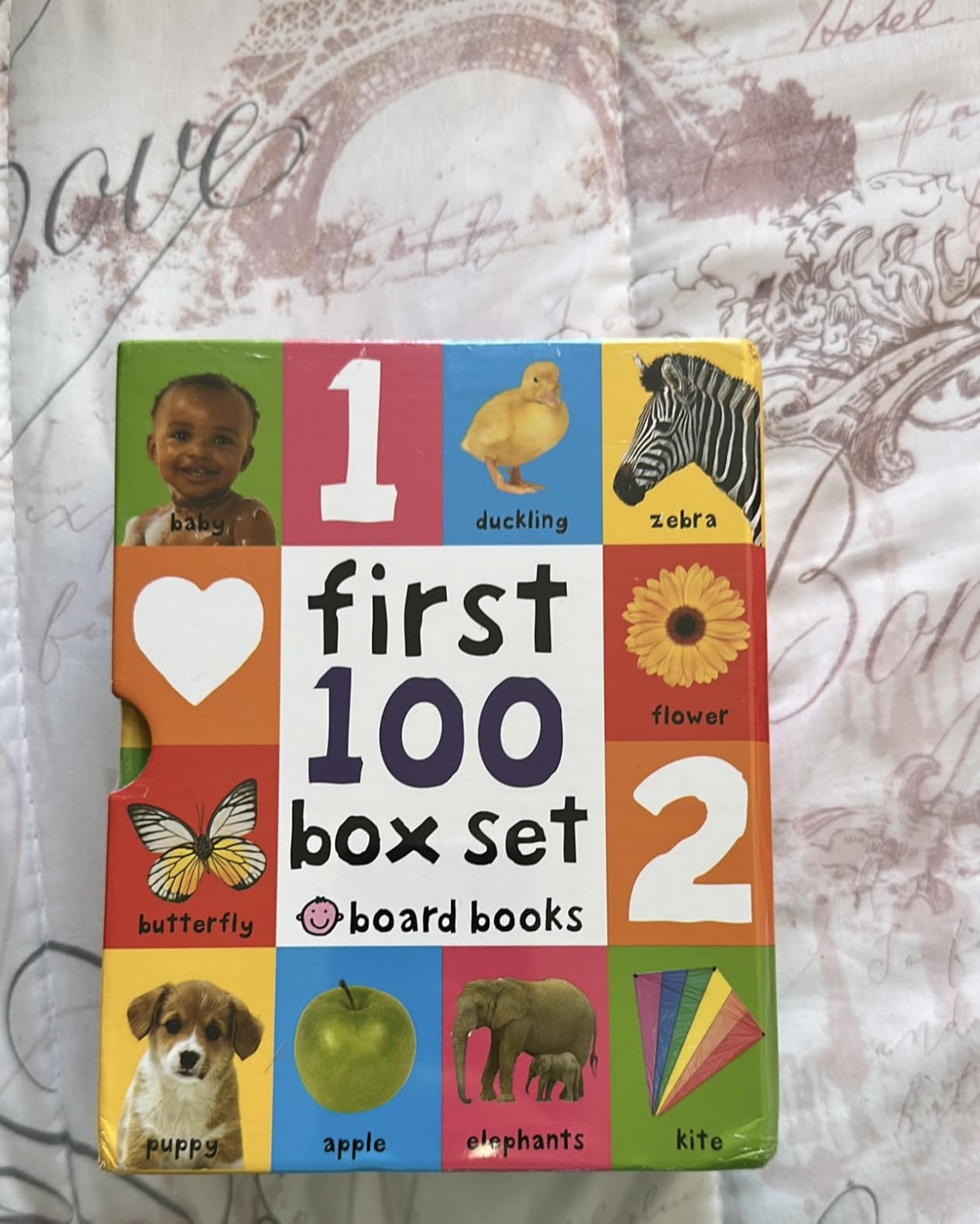 First 100 Board Book Box Set (3 books): First 100 Words, Numbers Colors Shapes, and First 100 Animals customer photo 2