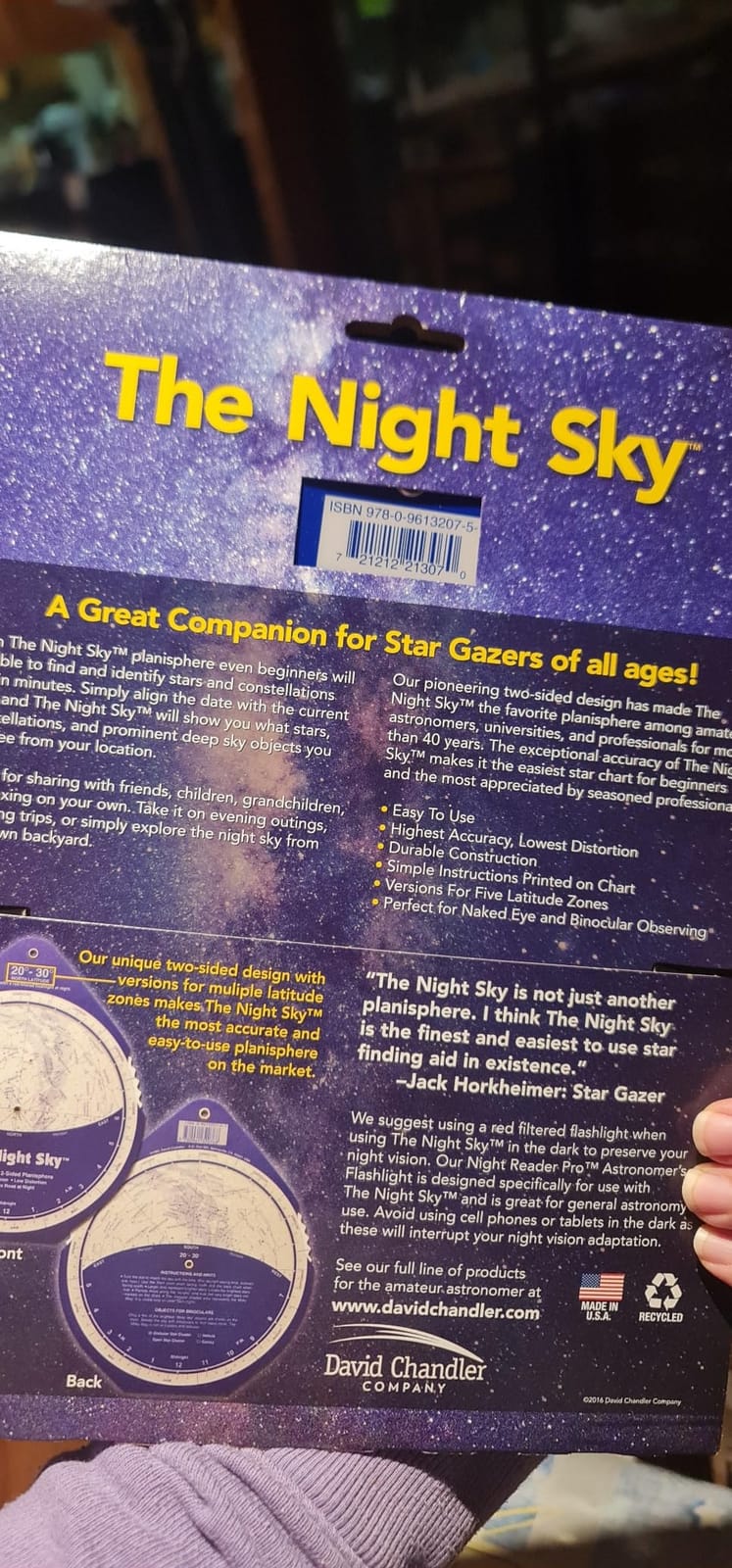 The Night Sky 30°-40° (Large; North Latitude) customer photo 1