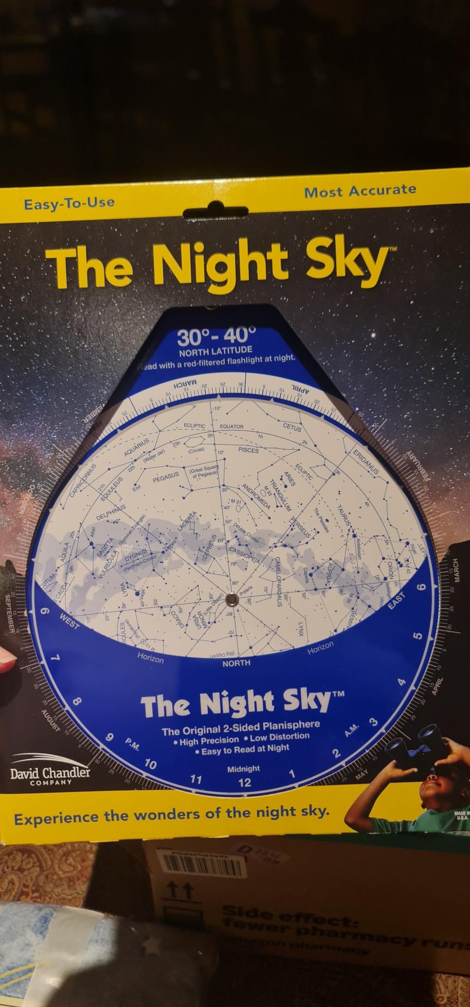 The Night Sky 30°-40° (Large; North Latitude) customer photo 2