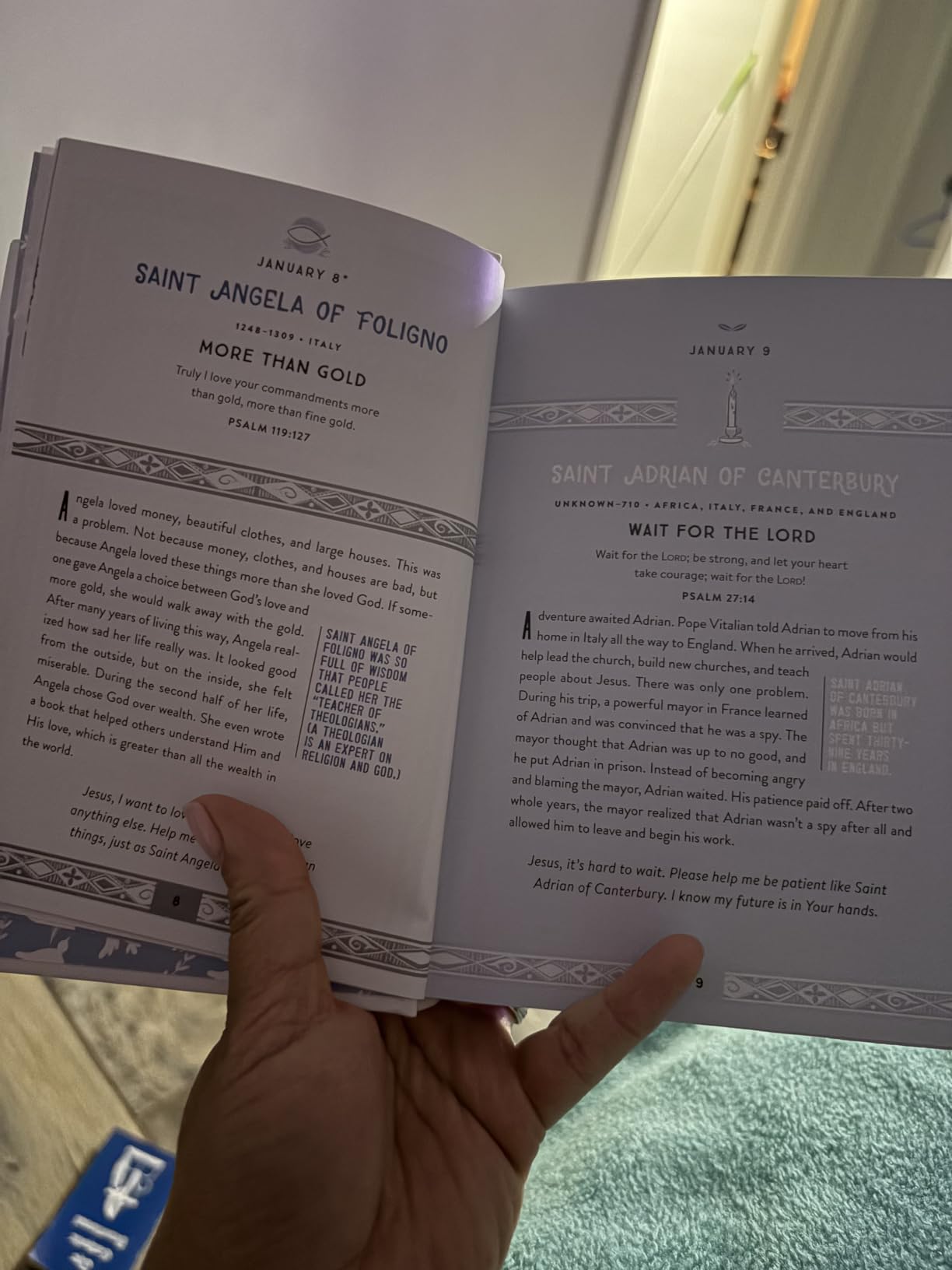A Saint a Day: A 365-Day Devotional Featuring Christian Saints (True Stories of Faith) customer photo 1