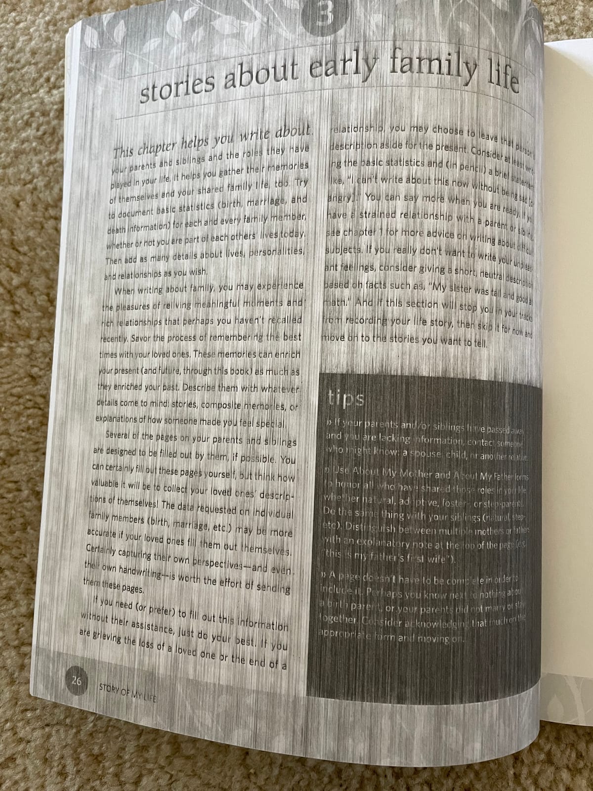 Story of My Life: A Workbook for Preserving Your Legacy customer photo 2