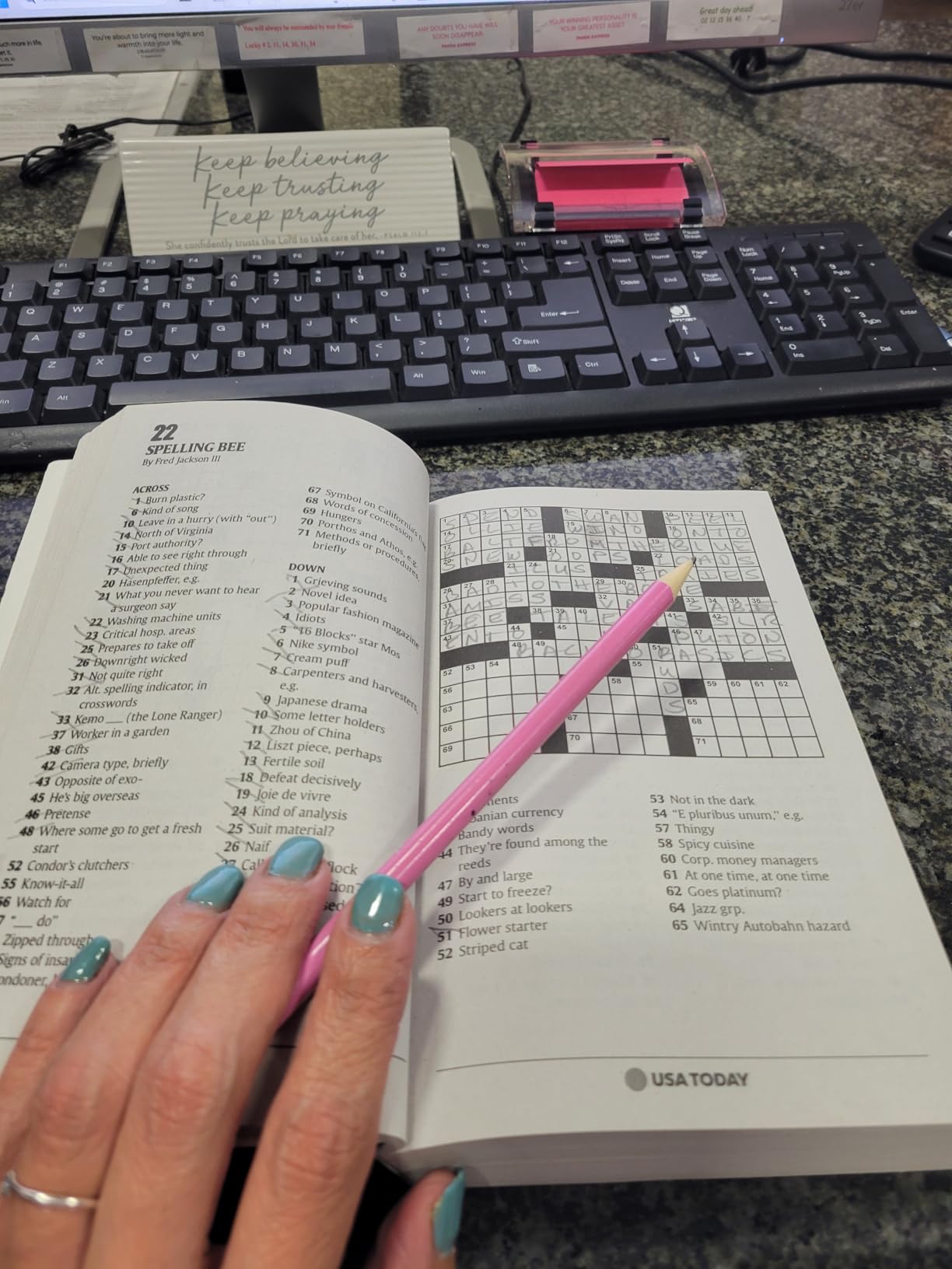 USA TODAY Crossword 2: 200 Puzzles from The Nations No. 1 Newspaper customer photo 1