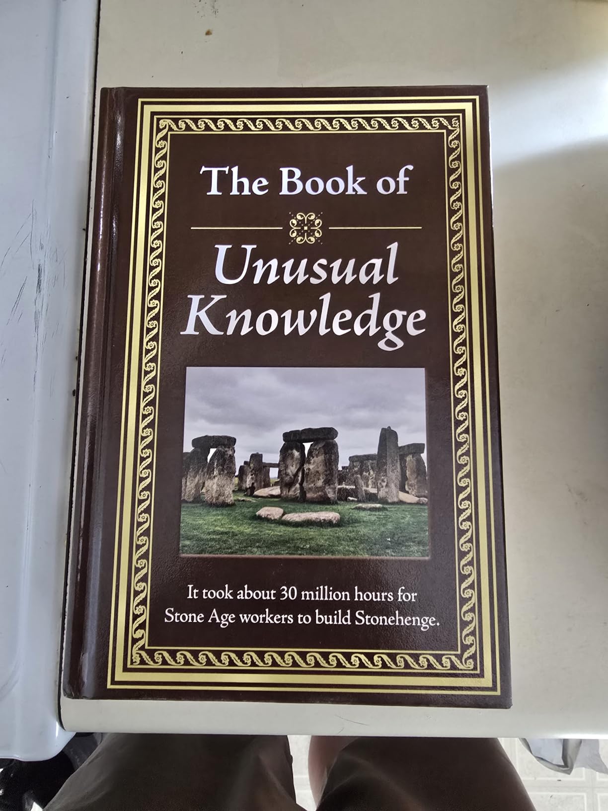 The Book of Unusual Knowledge: Big Book of Fascinating Facts & Information | Hardcover Gift for Trivia Buffs, Curious Minds, Adults, Dad & Knowledge Seekers customer photo 1