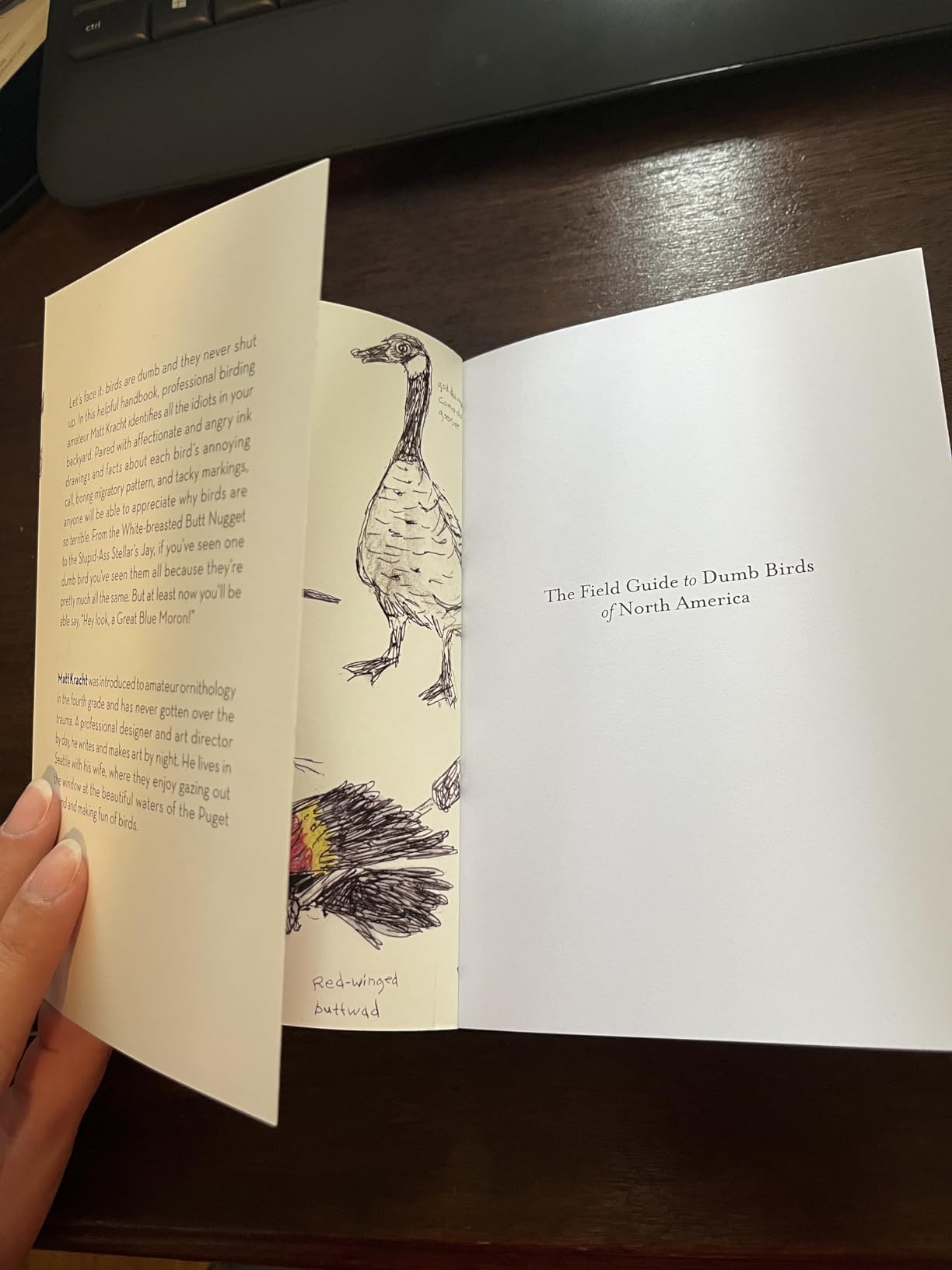 The Field Guide to Dumb Birds of North America (Bird Books, Books for Bird Lovers, Humor Books) customer photo 2