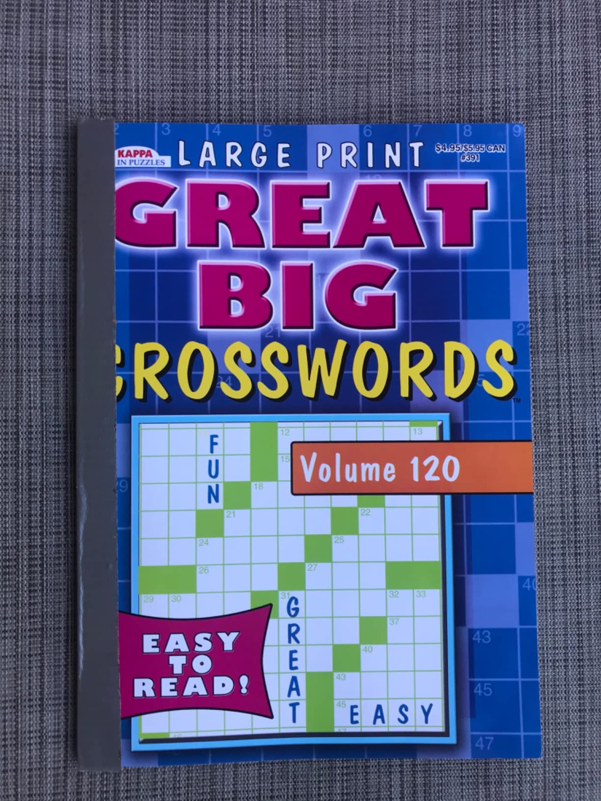KAPPA Super Saver LARGE PRINT Crosswords Puzzle Pack-Set of 6 Full Size Books customer photo 1