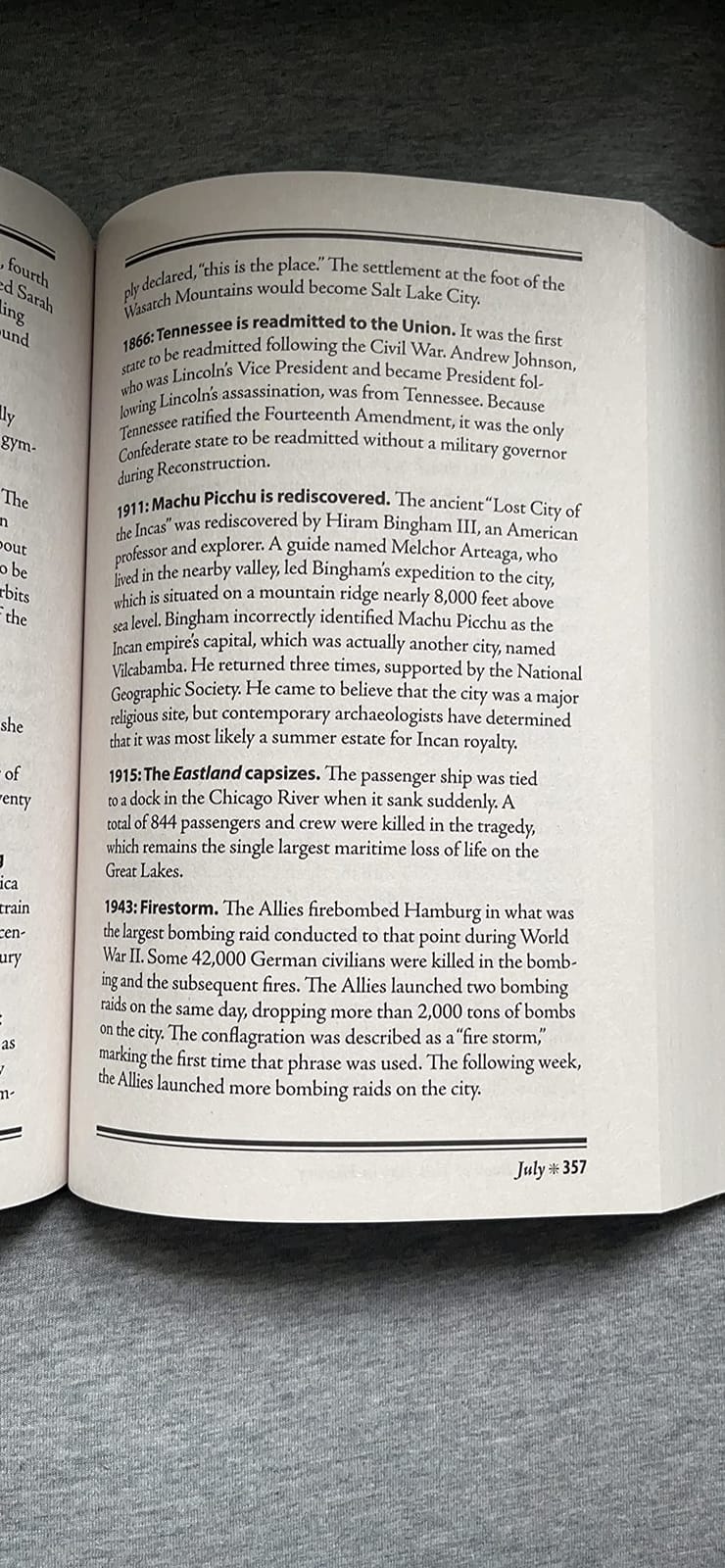 The Book of This Day in History: Big Book of 365 Days of Events & Milestones | Hardcover Gift for History Buffs, Educators, Students & Trivia Lovers customer photo 1