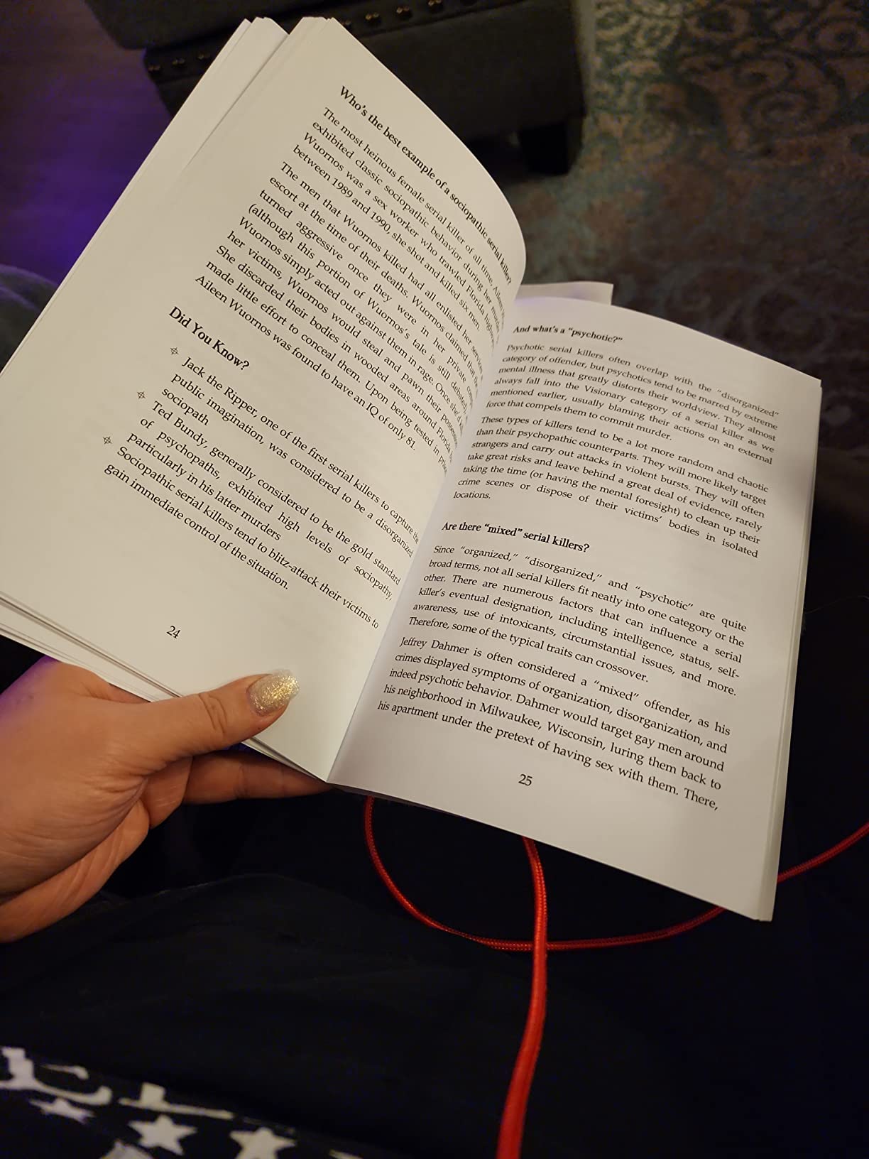 The Ultimate Serial Killer Trivia Book: A Collection Of Fascinating Facts And Disturbing Details About Infamous Serial Killers And Their Horrific Crimes (Perfect True Crime Gift) customer photo 2