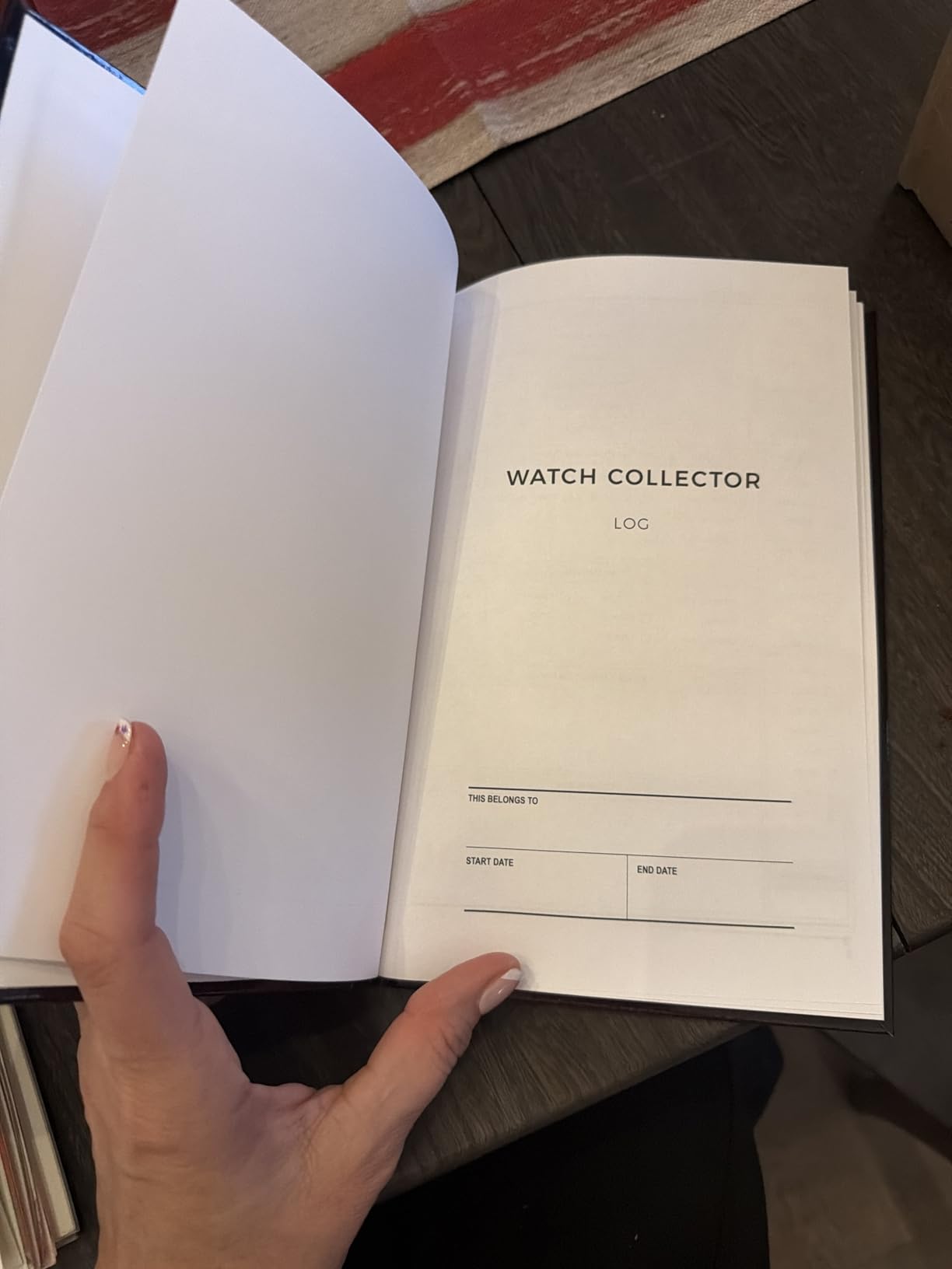 Watch Collector Log Book: Vintage and Luxury wrist watch collection journal logbook for time collecting | Record, track and keep inventory of ... and repairers | Professional red cover customer photo 1