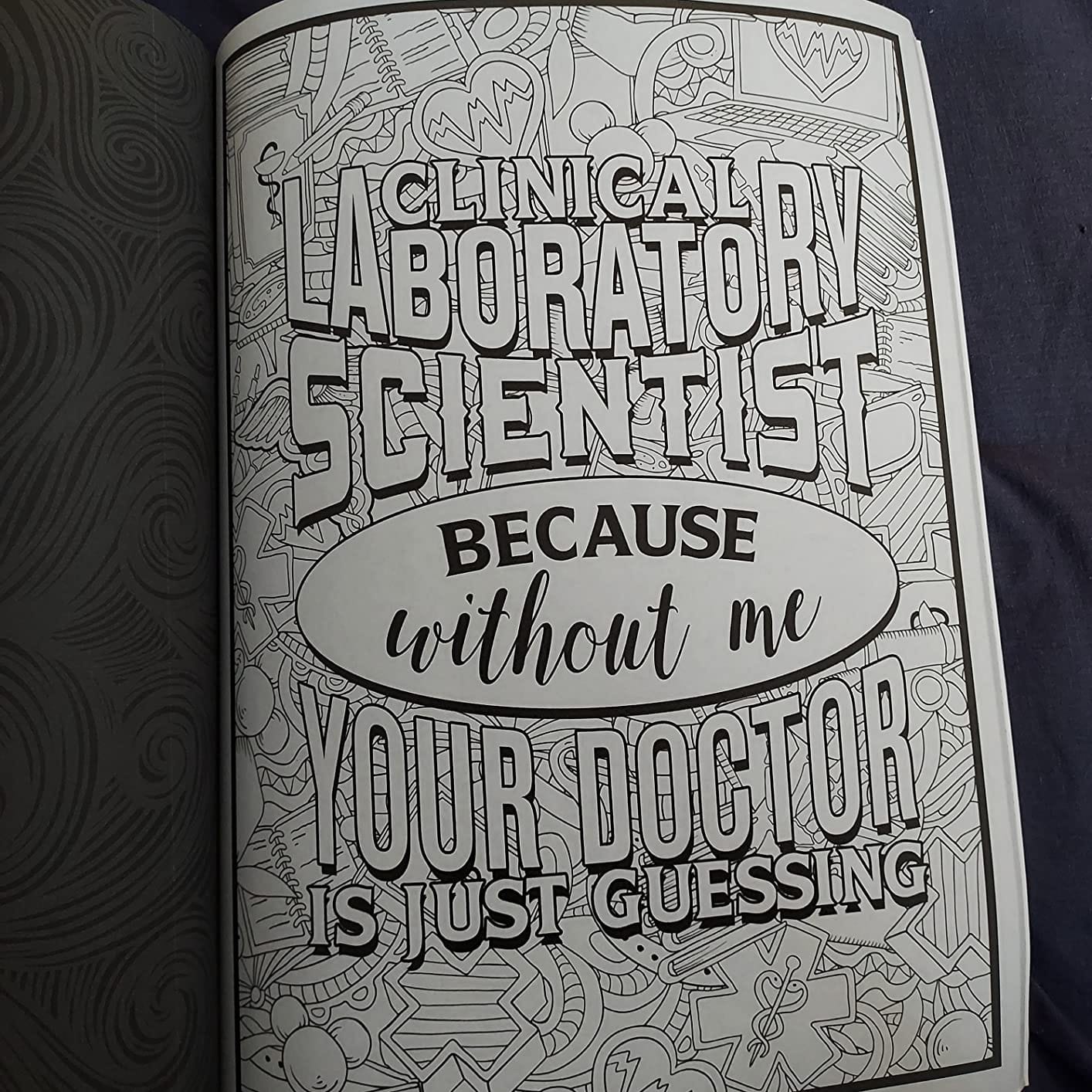 Lab Life: A Snarky Coloring Book for Adults customer photo 1