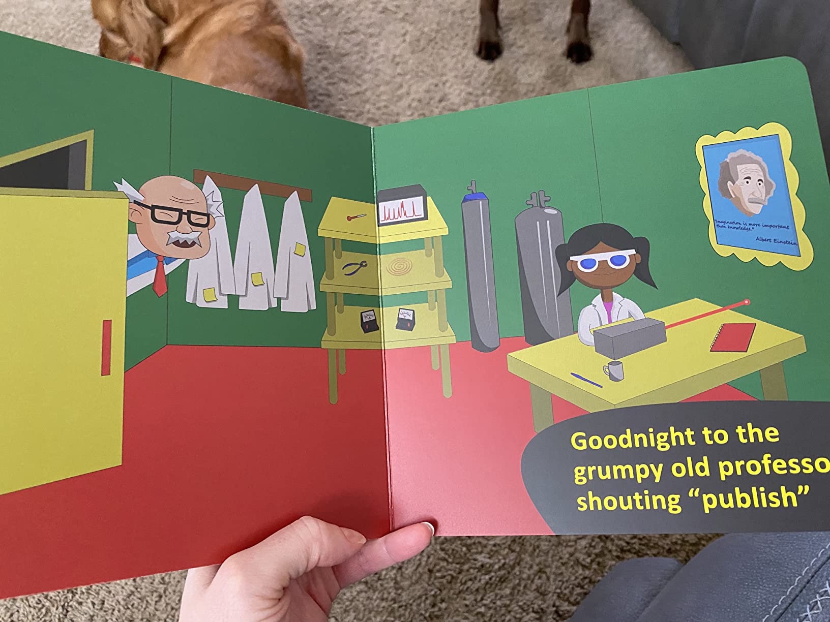 Goodnight Lab: A Scientific Parody Bedtime Book for Toddlers (Funny Gift Book for Science Lovers, Teachers, and Nerds) customer photo 1