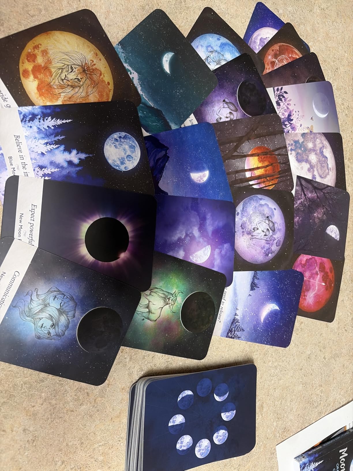 Moonology Oracle Cards: A 44-Card Moon Astrology Oracle Deck and Guidebook customer photo 1