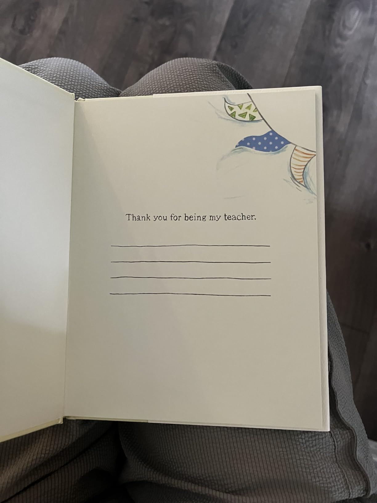 Because I Had a Teacher - New York Times best seller customer photo 1