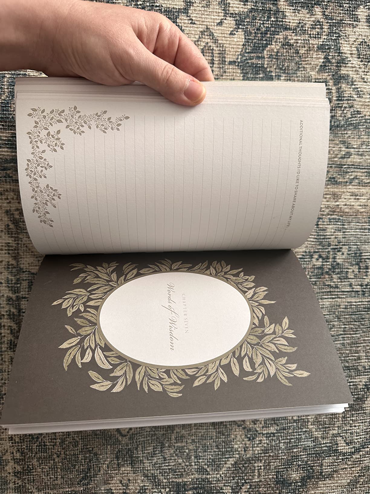 Mom's Story: A Memory and Keepsake Journal for My Family (Heirloom Story Books and Guided Journals) customer photo 1