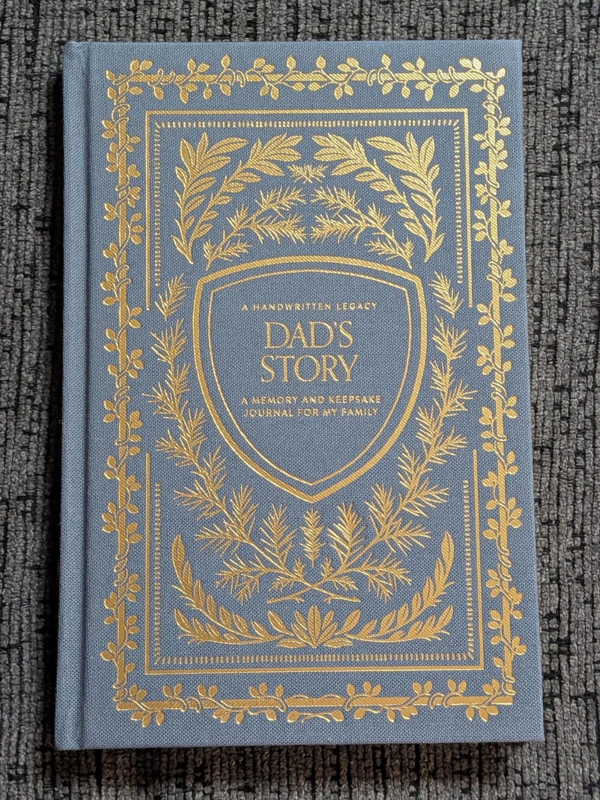 Dad's Story Journal (Linen Hardcover): A Memory and Keepsake Journal for My Family customer photo 2
