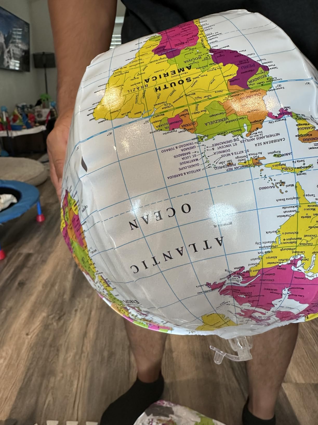 Learning Resources Inflatable 11 inch Globe, Geography for Kids, STEM, Back to School, Teacher Must Haves, Ages 6+ customer photo 1