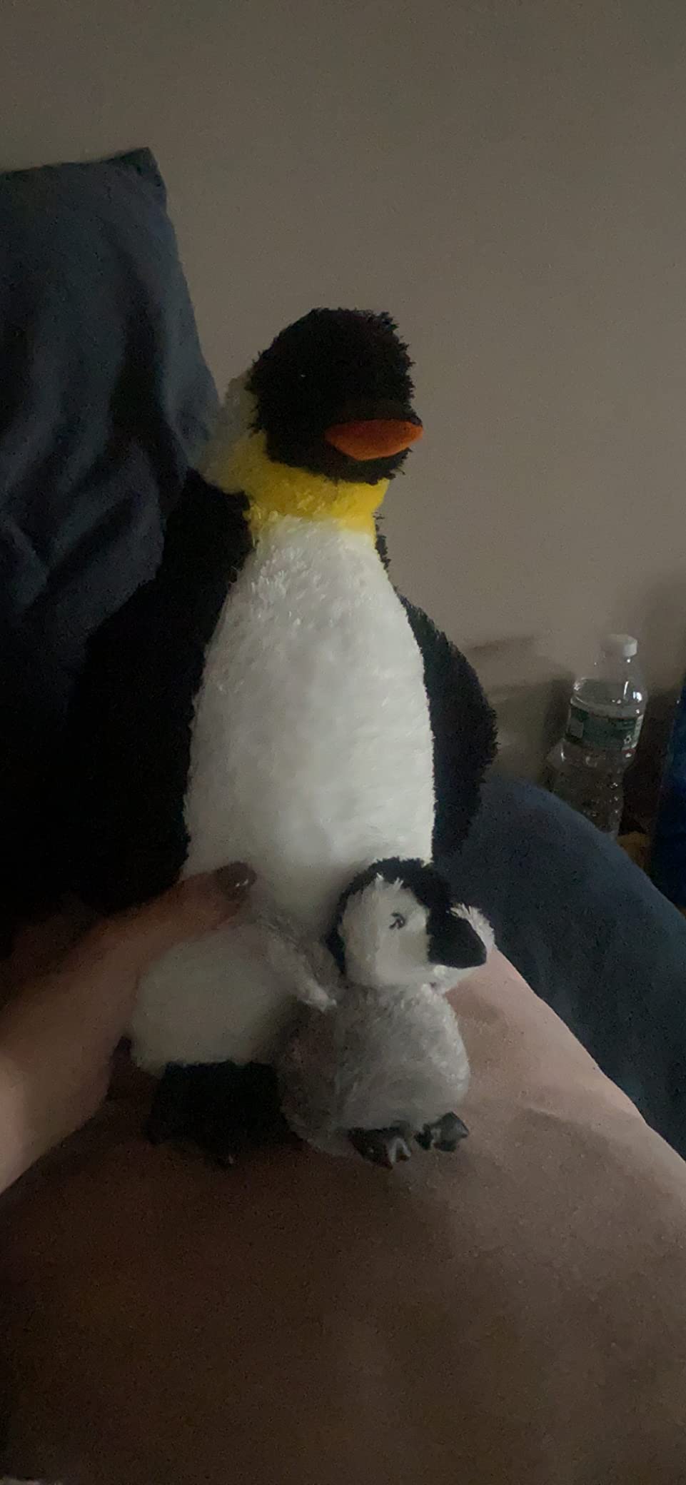 Aurora Playful Wild Life Emperor Penguin with Baby Stuffed Animal - Comforting Companion - Imaginative Play - White 11 Inches customer photo 2